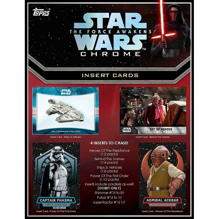 Topps Star Wars The Force Awakens Trading Collection: Chrome