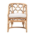 thumbnail image 3 of bali & pari Aster Rattan BOHO Accent Chair, Natural Brown, 3 of 10