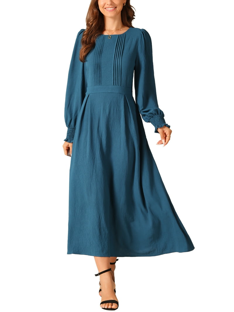 knee length dresses for ladies Chic Statement Button Down Midi Dress