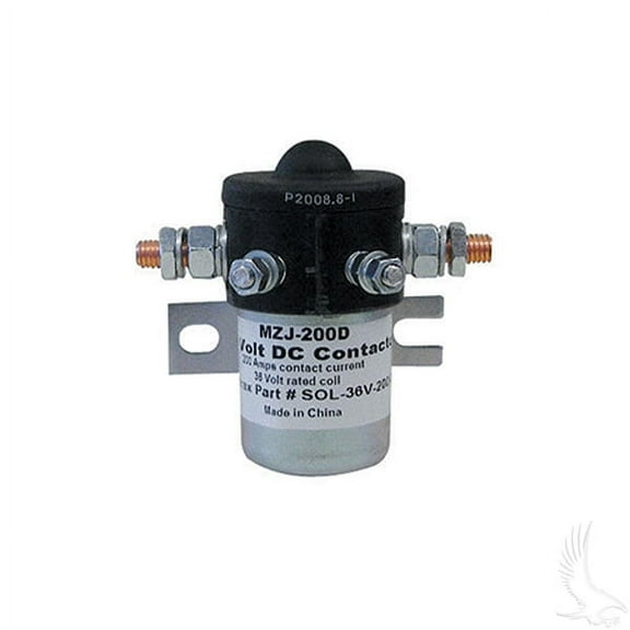 EZGO Golf Carts 36 Volt Heavy Duty 200 amp Continuous 800 Amp Peak Solenoid