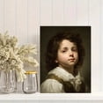 thumbnail image 2 of Qisvanset Boy Portrait Oil Canvas Art 15.75x11.81 Inches, 2 of 8