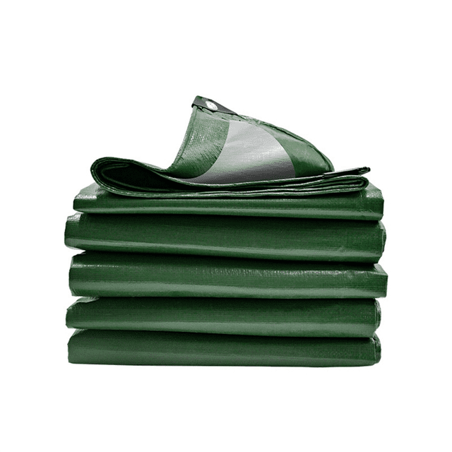 Bâche Polyvalente Imperméable, Protection Camping, 2x3 Mètres, 1 * Bâche de Pluie, Vert
