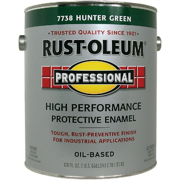 Rust-Oleum Professional Indoor and Outdoor Gloss Hunter Green Protective Paint 1 gal