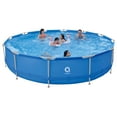 thumbnail image 1 of JLeisure Avenli 15 Foot x 36 Inch Steel Frame Above Ground Swimming Pool, 1 of 7