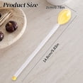 thumbnail image 3 of Heat Resistant Glass Stirring Spoon Set, Clear Glass Teaspoon Mixing Rod for Sugar, Tea, Coffee, Ice Drink, Fruit & Daily Use, 2Pcs, 3 of 6