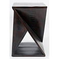 thumbnail image 6 of Jofran Global Archive Jasper Solid Wood Rustic Modern Angled Accent End Table, 6 of 6