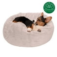 thumbnail image 4 of FurHaven Pet Products Round Plush Ball Dog Bed - Shell, Medium - 26", 4 of 13