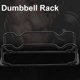 thumbnail image 4 of Barbell stand, dumbbell rack, reinforced steel bracket, robust personal dumbbell stand, maximum load 50 kg, 4 of 5