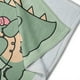 thumbnail image 5 of Cobija Manta Frazada Juana Gallo Diseño de Dinosaurio Verde Ultra Suave, 5 of 5