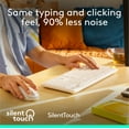 thumbnail image 3 of Logitech MK295 Silent Wireless Keyboard & Mouse Combo with 90% less clicking and typing noise, 2.4 GHz, Off-White, 3 of 11