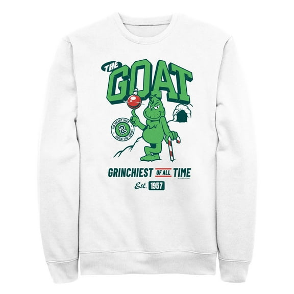Men's Dr. Seuss The Goat Grinchiest of All Time Est. 1957 Sweatshirt