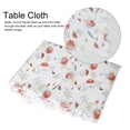 thumbnail image 1 of Nappe en Polyester Imperméable Anti-Huile pour Table à Manger Cuisine Protecteur Fête Orange, 1 of 8