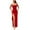 Red, variant on asdoklhq Maternity Dress,Sexy Women Sleeveless Solid Ladies Slim Camis Slit Dress Long Dress
