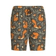 thumbnail image 3 of Yiaed Fox And Mushroom for Men's Soft Sleep Pajama Short Lounging Pajama Shorts-Small, 3 of 8