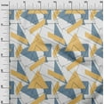 thumbnail image 2 of oneOone Tissu Polyester Lycra Rectangle & Triangle Imprimé Géométrique Tissu de Couture BTY 56 Pouces de Large, 2 of 4