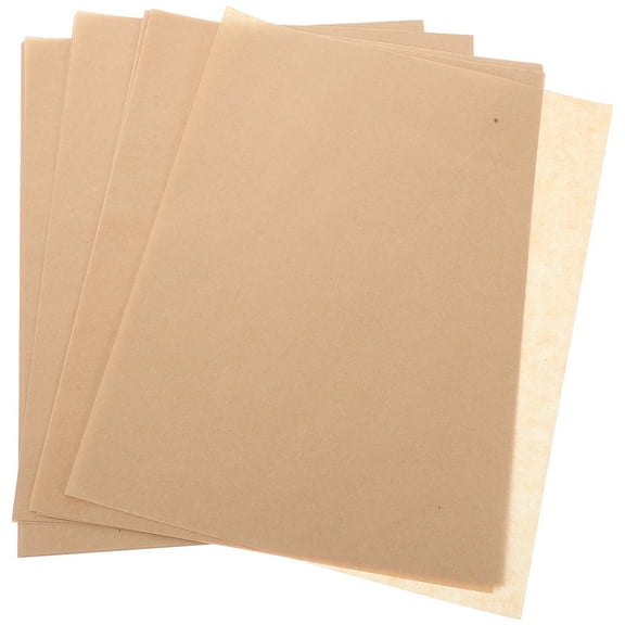WHAMVOX Chocolate Oil Resistant Wax Paper Sheets for Baking Use Food Wrapping Sheets 100pcs