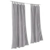 Sunbrella Spectrum Dove Outdoor Curtain with Tabs 50 in. W x 84 in. L
