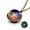 F, variant on BGZLEU Galaxy Pendant Necklaces Nebula Double Sided Outer Space Glass Planet Necklace for Women Men Earth Globe Universe Jewelry Christmas Gifts