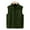 Army Green, variant on SGFCWSX Girls Fleece Jacket Full Zip Vest Kids Warm Casual Jackets Army Green Size 14 Years