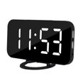 thumbnail image 1 of Pantalla LED Reloj digital Reloj despertador de mesa regulable automático con modo de repetición Puerto USB dual, Pantalla negra, blanca AweSitey EL3016-05B, 1 of 2
