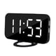 thumbnail image 1 of Pantalla LED Reloj digital Reloj despertador de mesa regulable automático con modo de repetición Puerto USB dual, Pantalla negra, blanca seitruly EL3016-05B, 1 of 2