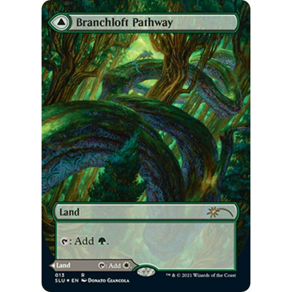 MtG Secret Lair Rare Branchloft Pathway // Boulderloft pathway (Foil) #005