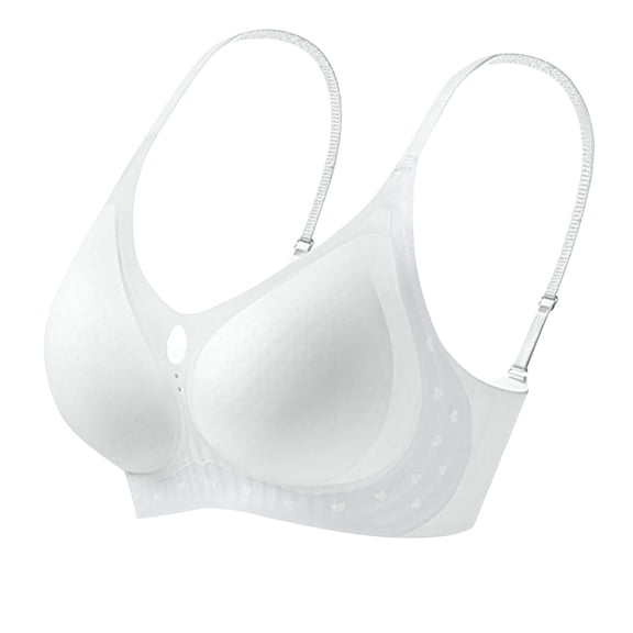 Lenpel Seamless Bras for Women Wireless Lightly Padded Soft Support Full Coverage Lift up Bralettes Comfortable T Shirt Bras