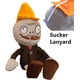 thumbnail image 4 of Muñeco de peluche de 12" de Plants VS Zombies con capa marrón, PVZ, suave, cabeza cónica, zombi, para niños., 4 of 5