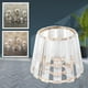 thumbnail image 5 of Pantalla de lámpara, pantalla de tambor, pantalla de barril moderna, cubierta de pantalla, pantallas de lámpara Oro L, 5 of 9