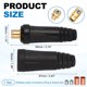 thumbnail image 2 of Conector de cables de soldadura Uxcell DKJ 35-50 para cable de 1-4 AWG, juego de conectores rápidos de 315A estilo UE para accesorios de máquina de soldadura, negro, 2 of 6