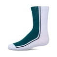 thumbnail image 2 of MeMoi  Color Block Stripe Crew Socks - Girls - Female, 2, Black, 2 of 11