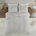 thumbnail image 3 of Home Essence Danica 3 Piece Tufted Cotton Chenille Floral Coverlet Set, 3 of 12