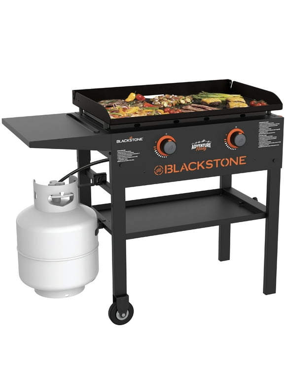 Blackstone Adventure Ready 2-Burner 28 Propane Griddle with Omnivore Griddle Plate