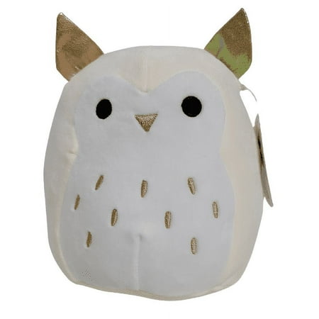Squishmallows Official Kellytoy Vee The White Owl 8 Inch Christmas Edition 2021 Plush