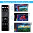 thumbnail image 3 of Mando a distancia de repuesto para Vizio Smart TV Remote XRT-122 y Vizio Smart TV 4K UHD HDR HDTV SmartCast Internet Vizio DE Series LED LCD 24 28 32 39 40 43 48 50 55 58 60 65 70 pulgadas TV Netflix JFHHH pequeña, 3 of 5