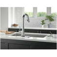thumbnail image 4 of Delta 9191T-Pr-Dst Monrovia 1.8 GPM Deck Mounted Pull Down Kitchen Faucet - Lumicoat, 4 of 7