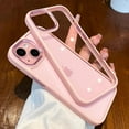 thumbnail image 5 of Funda protectora de lujo con marco de metal para cámara para iPhone 16, 15, 14, 13, 12, 11 Pro Max, 16 Plus, carcasa trasera rígida de acrílico transparente a prueba de golpes, 5 of 5