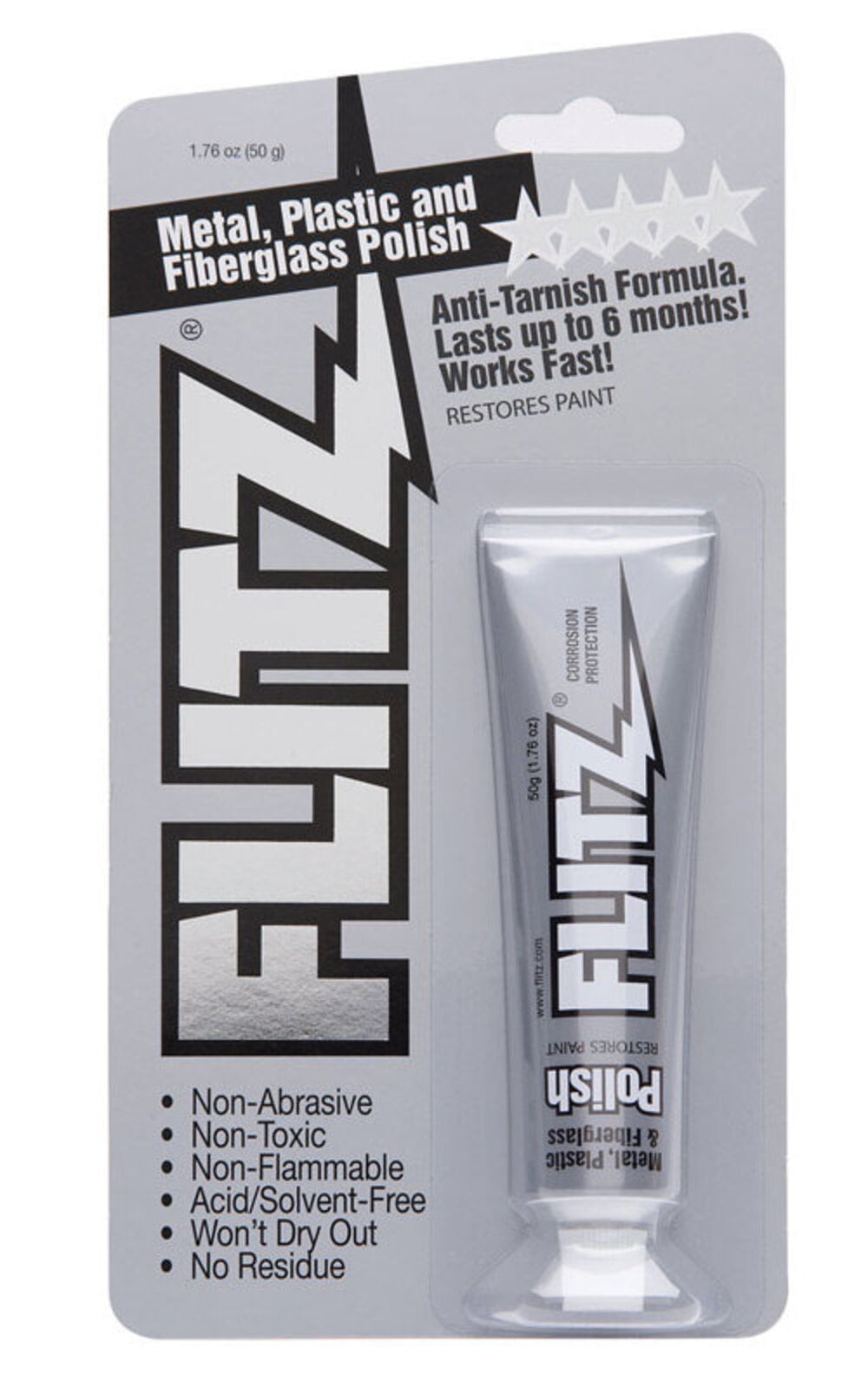 Flitz Multi-Purpose Polish and Cleaner Paste for Metal, Plastic,  Fiberglass, Aluminum, Jewelry, Sterling Silver: Great for Headlight  Restoration and