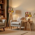 thumbnail image 3 of Mexican Lamp Shades Set of 2 Colorful Ceramic Tile Floral Lemon Motifs Traditional 13" x 13" x 10" Lampshade for Table Lamps Floor Lamps Lamp Shade Replacement Easy Assembly Required, 3 of 8