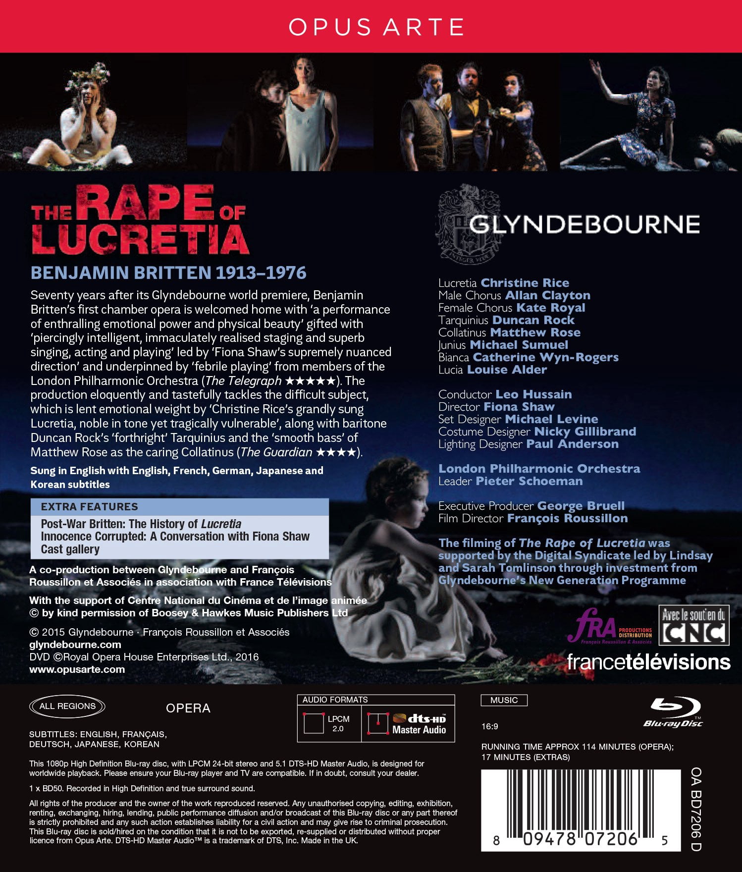BBC / Opus Arte - Rape of Lucretia [BLU-RAY]