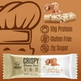 thumbnail image 5 of Genius Gourmet Crispy Protein Treat - Salted Caramel Low Carb Low Sugar Snacks (10 Protein Bars), 5 of 5