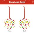 thumbnail image 2 of Hirioo Strawberry and Lemon for Acrylic Christmas Pendant Hanging Christmas Tree Ornaments, Car, Home, Office Gift Decor-Hexagon, 2 of 7