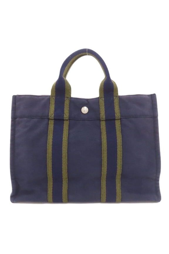 Pre-Owned Hermes Sac Foul Tou PM Handbag Canvas Women's HERMES