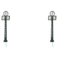 thumbnail image 4 of Justharion Platform Clock Lamps DIY Material Miniature Lamppost Station Building Layout Post Street Lights Home Decorations Toys Type6 2Set, 4 of 6