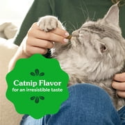 Greenies Feline Catnip Flavor Adult Natural Dental Cat Treats, 4.6 Oz Pouch