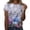 a-Grey32484, variant on Women's T-Shirt Dandelion Newspaper Print Short Sleeve Tees Vintage Style Crewneck Casual Lightweight Relaxed Fit Top For Daily Wear Classic Top