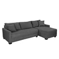 thumbnail image 2 of Love Chaise Esquinera Derecho Dicasa Smoky Petit 3 Plazas Gris para Sala, 2 of 10