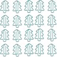 thumbnail image 1 of 20pcs Metal Paper Clips Tree Shape Paper Clip Bookmark Clip File Notebook Holder, 1 of 5