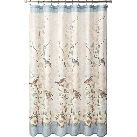 HTOOQ Love Nest Collection, Shower Curtain, Multicolor