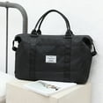 thumbnail image 2 of LACKUST Expandable Gym & Duffle Bags, Sports, Weekend Travel, Lightweight Overnight, For Men & Women,Black, 2 of 5